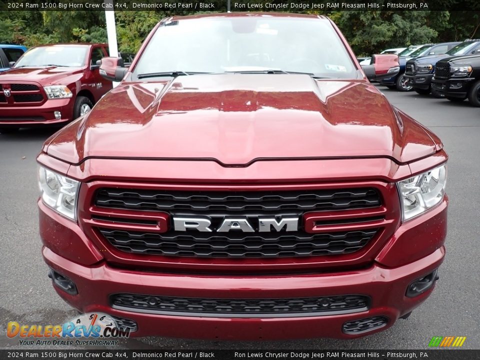 2024 Ram 1500 Big Horn Crew Cab 4x4 Delmonico Red Pearl / Black Photo #10