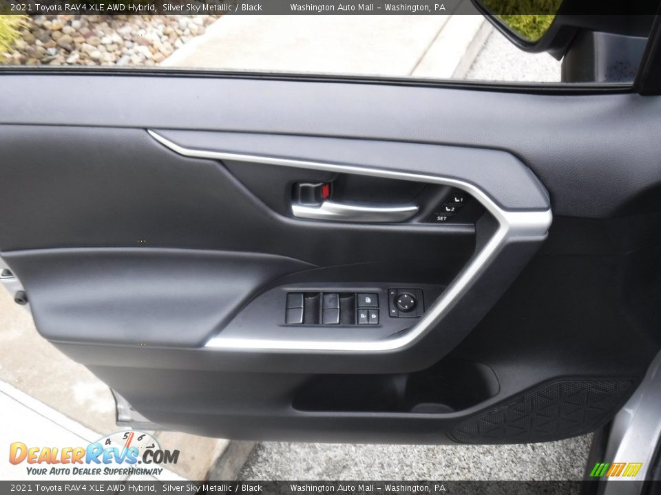 Door Panel of 2021 Toyota RAV4 XLE AWD Hybrid Photo #14