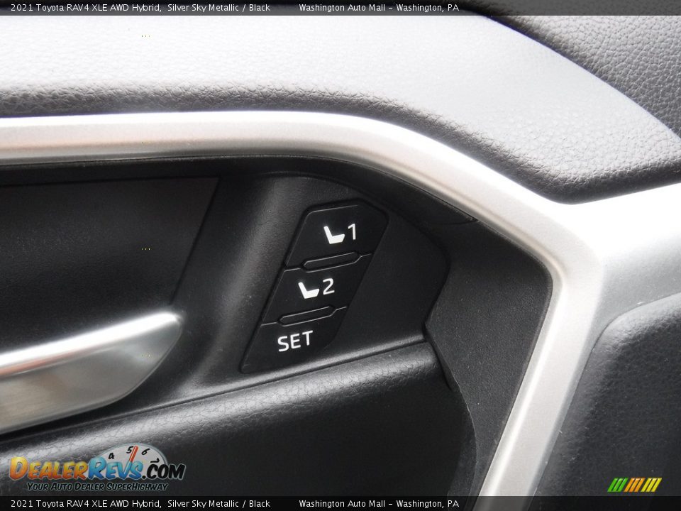 2021 Toyota RAV4 XLE AWD Hybrid Silver Sky Metallic / Black Photo #15