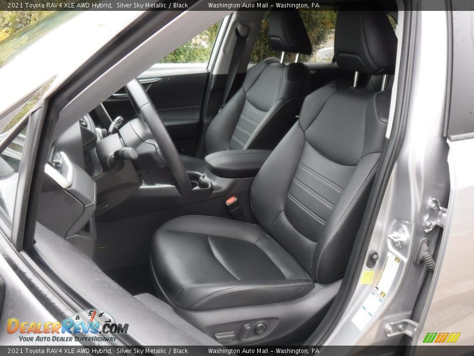 Front Seat of 2021 Toyota RAV4 XLE AWD Hybrid Photo #16
