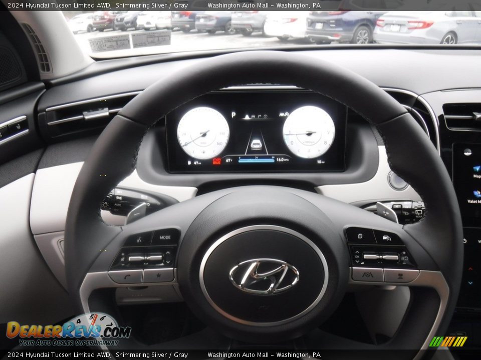2024 Hyundai Tucson Limited AWD Shimmering Silver / Gray Photo #25