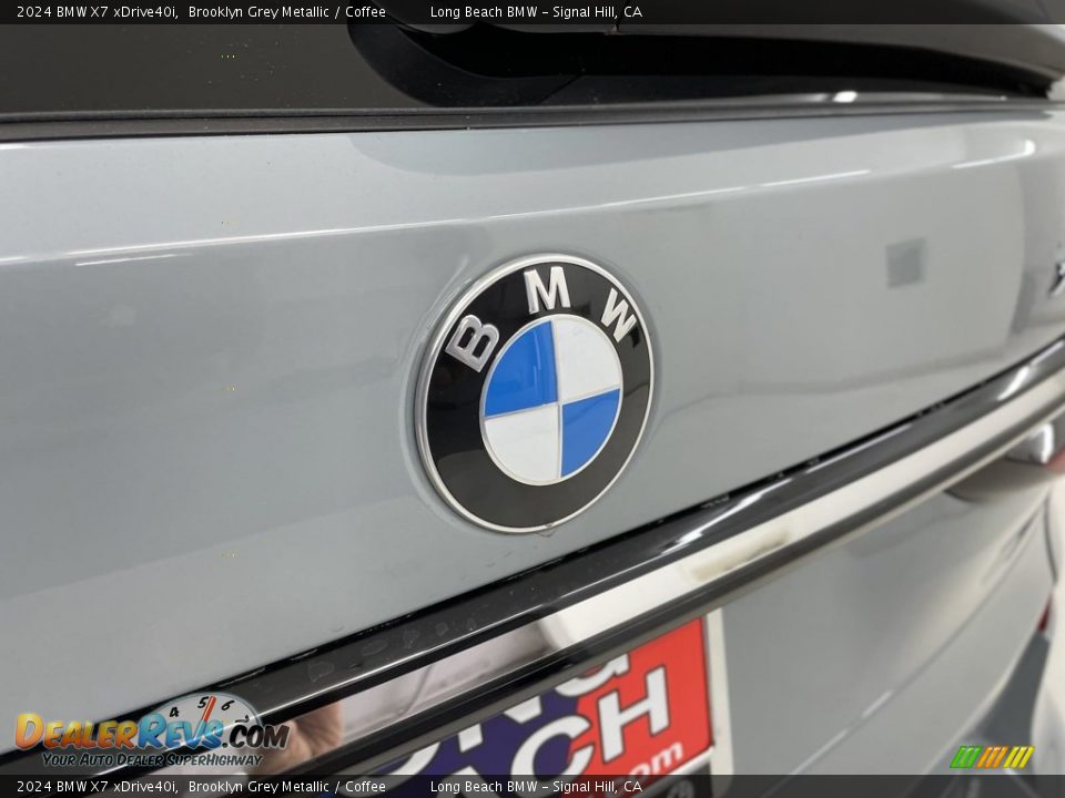 2024 BMW X7 xDrive40i Brooklyn Grey Metallic / Coffee Photo #7