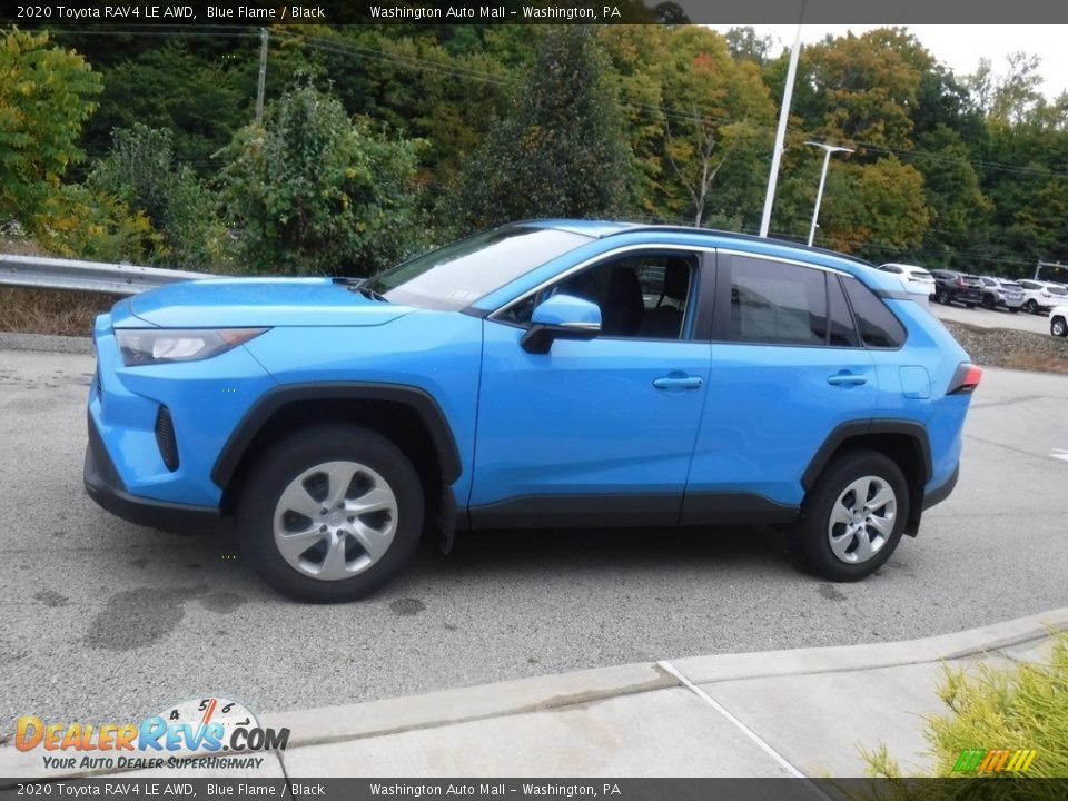 Blue Flame 2020 Toyota RAV4 LE AWD Photo #6