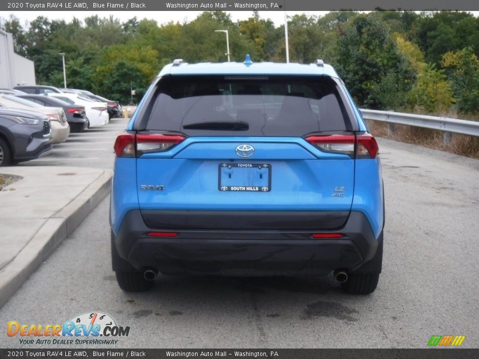 2020 Toyota RAV4 LE AWD Blue Flame / Black Photo #8