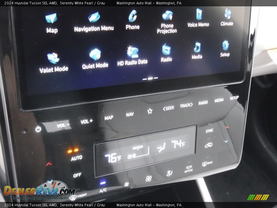 2024 Hyundai Tucson SEL AWD Serenity White Pearl / Gray Photo #21