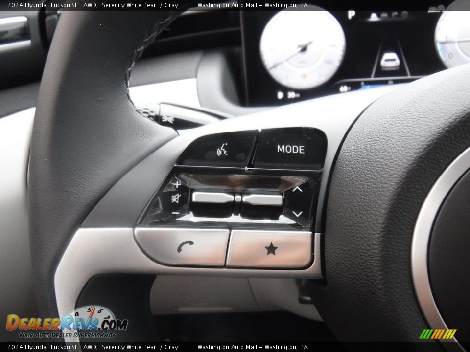 2024 Hyundai Tucson SEL AWD Serenity White Pearl / Gray Photo #23