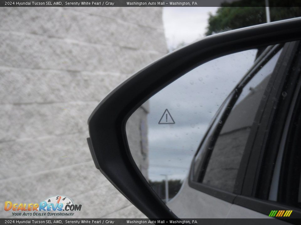 2024 Hyundai Tucson SEL AWD Serenity White Pearl / Gray Photo #25