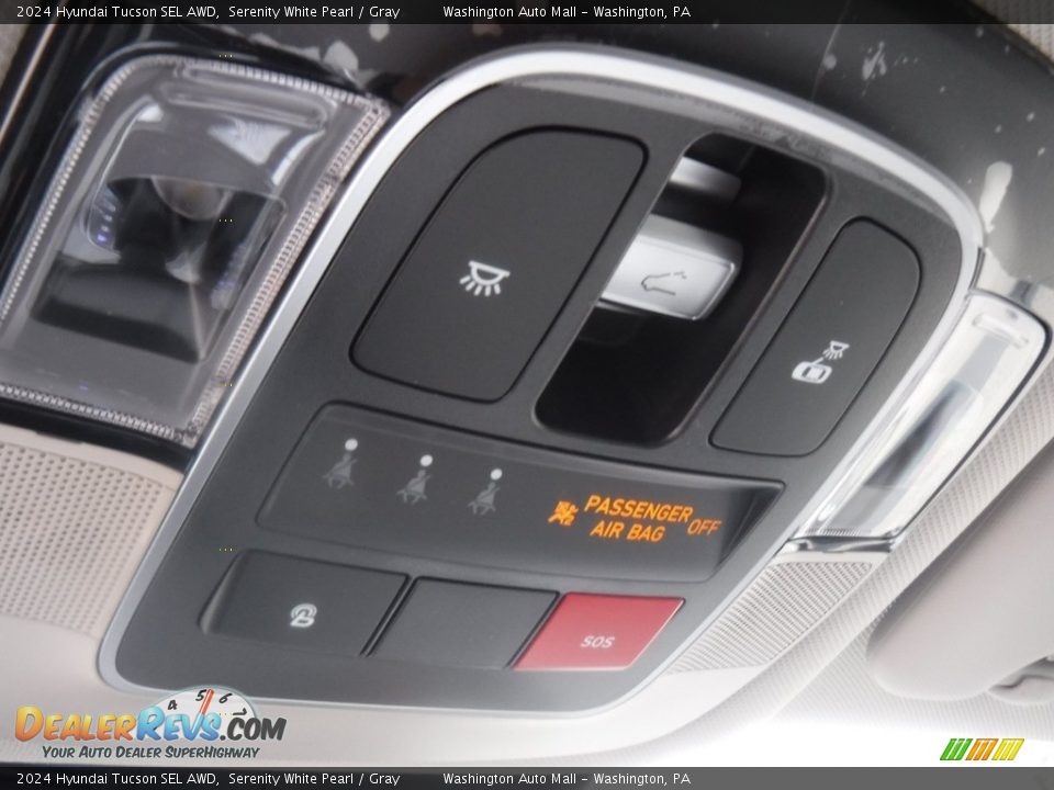 2024 Hyundai Tucson SEL AWD Serenity White Pearl / Gray Photo #26