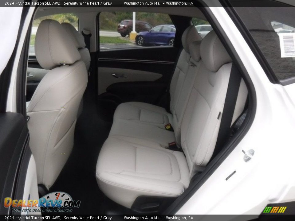 2024 Hyundai Tucson SEL AWD Serenity White Pearl / Gray Photo #28