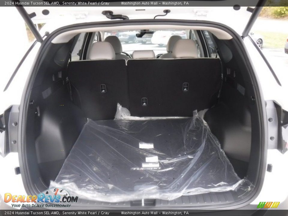 2024 Hyundai Tucson SEL AWD Serenity White Pearl / Gray Photo #29