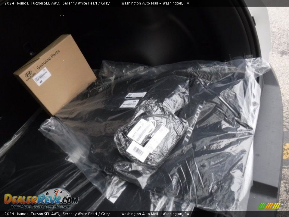 2024 Hyundai Tucson SEL AWD Serenity White Pearl / Gray Photo #31