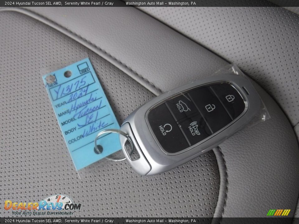 2024 Hyundai Tucson SEL AWD Serenity White Pearl / Gray Photo #32