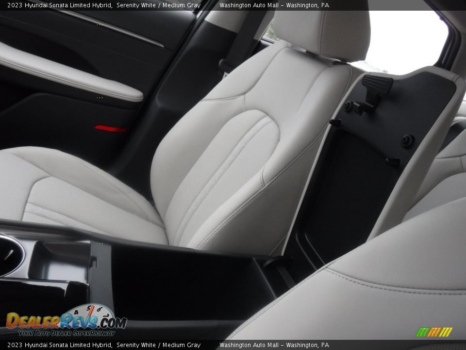 2023 Hyundai Sonata Limited Hybrid Serenity White / Medium Gray Photo #27