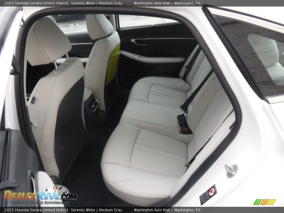 Rear Seat of 2023 Hyundai Sonata Limited Hybrid Photo #28