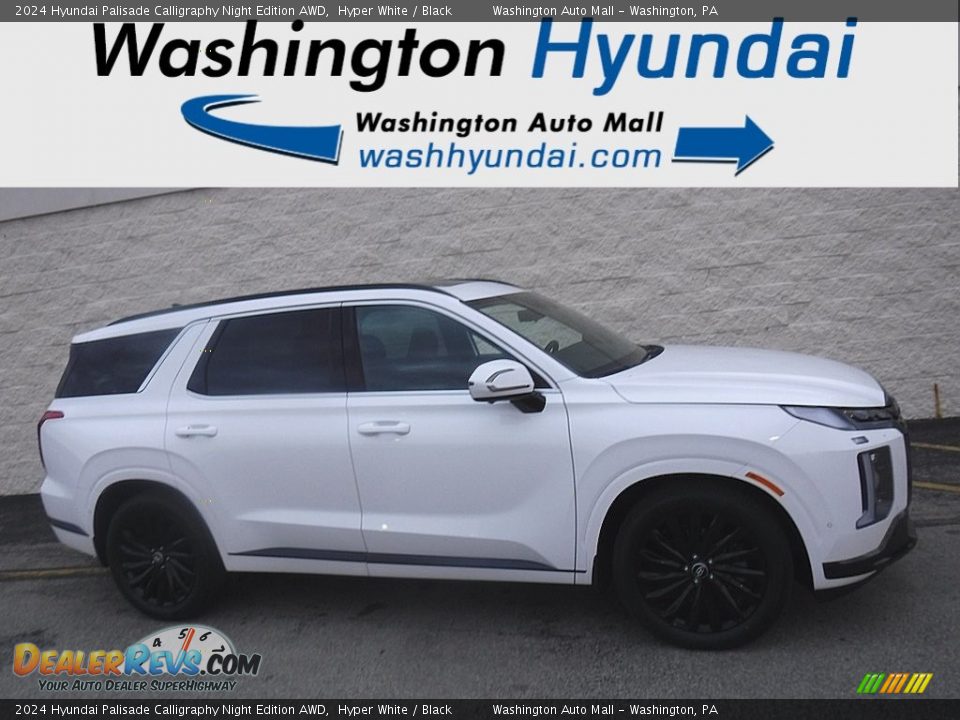 2024 Hyundai Palisade Calligraphy Night Edition AWD Hyper White / Black Photo #2