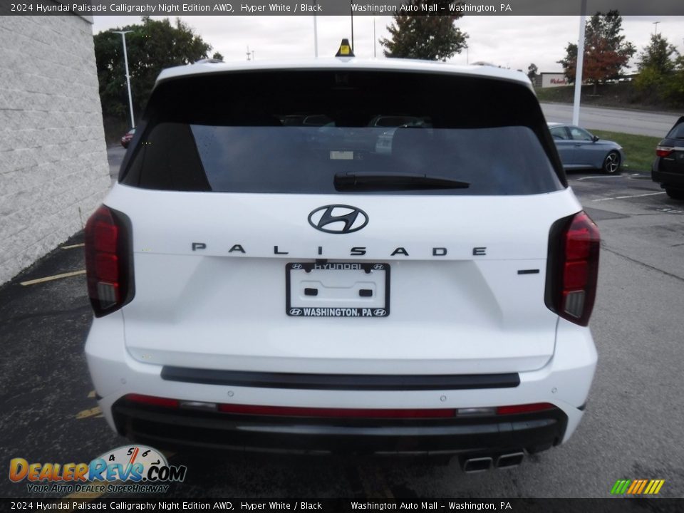 2024 Hyundai Palisade Calligraphy Night Edition AWD Hyper White / Black Photo #7