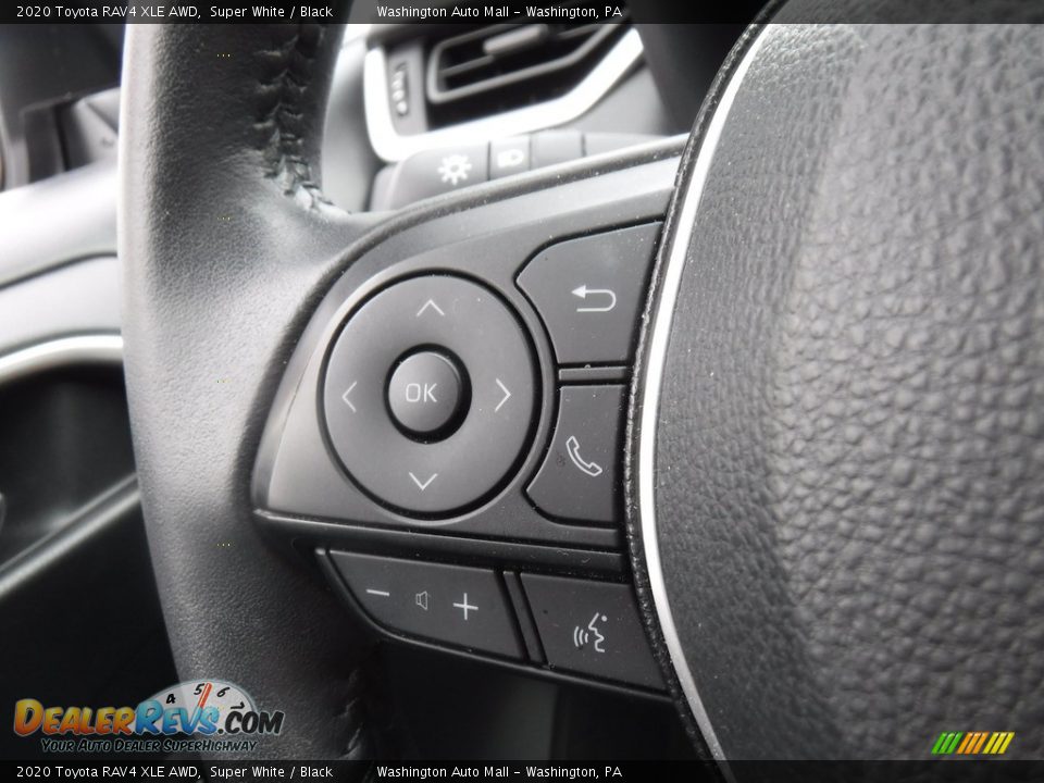 2020 Toyota RAV4 XLE AWD Steering Wheel Photo #29