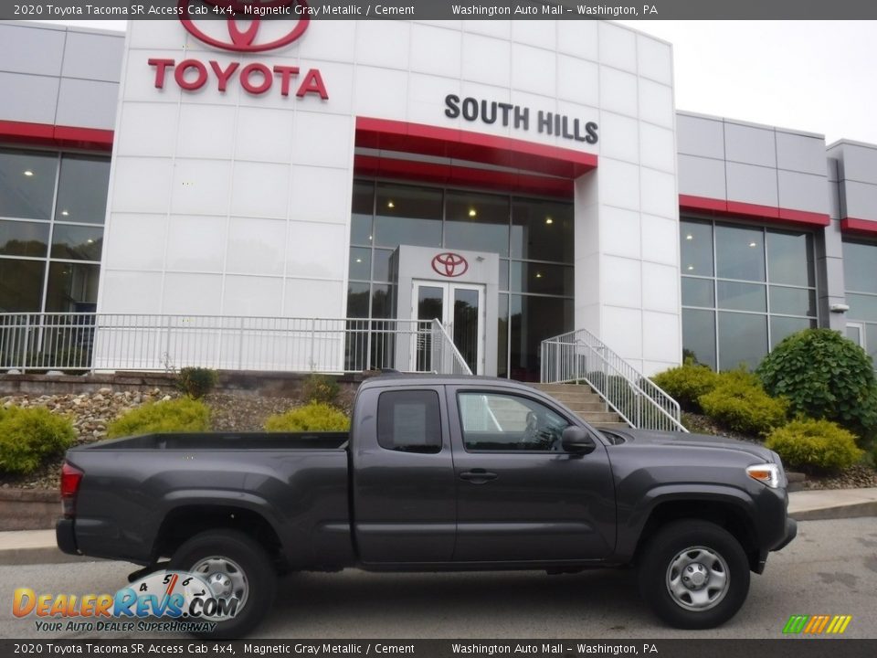 2020 Toyota Tacoma SR Access Cab 4x4 Magnetic Gray Metallic / Cement Photo #2