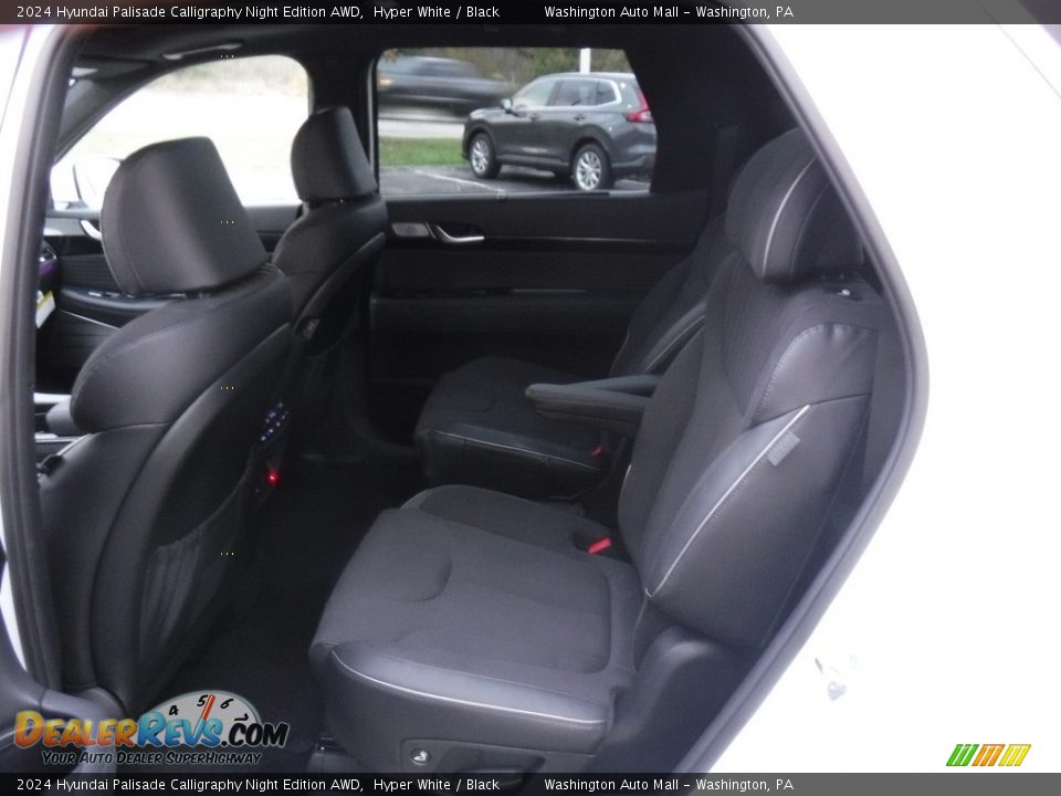 Rear Seat of 2024 Hyundai Palisade Calligraphy Night Edition AWD Photo #30