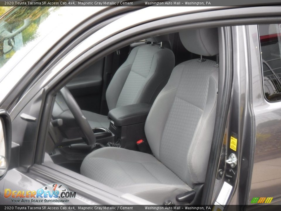 Front Seat of 2020 Toyota Tacoma SR Access Cab 4x4 Photo #16