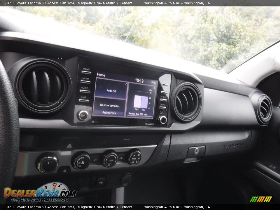 Dashboard of 2020 Toyota Tacoma SR Access Cab 4x4 Photo #18