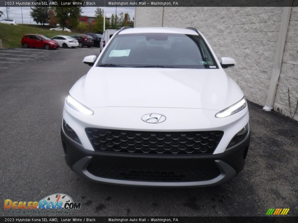 2023 Hyundai Kona SEL AWD Lunar White / Black Photo #4