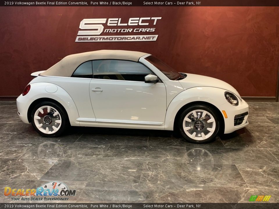 Pure White 2019 Volkswagen Beetle Final Edition Convertible Photo #4
