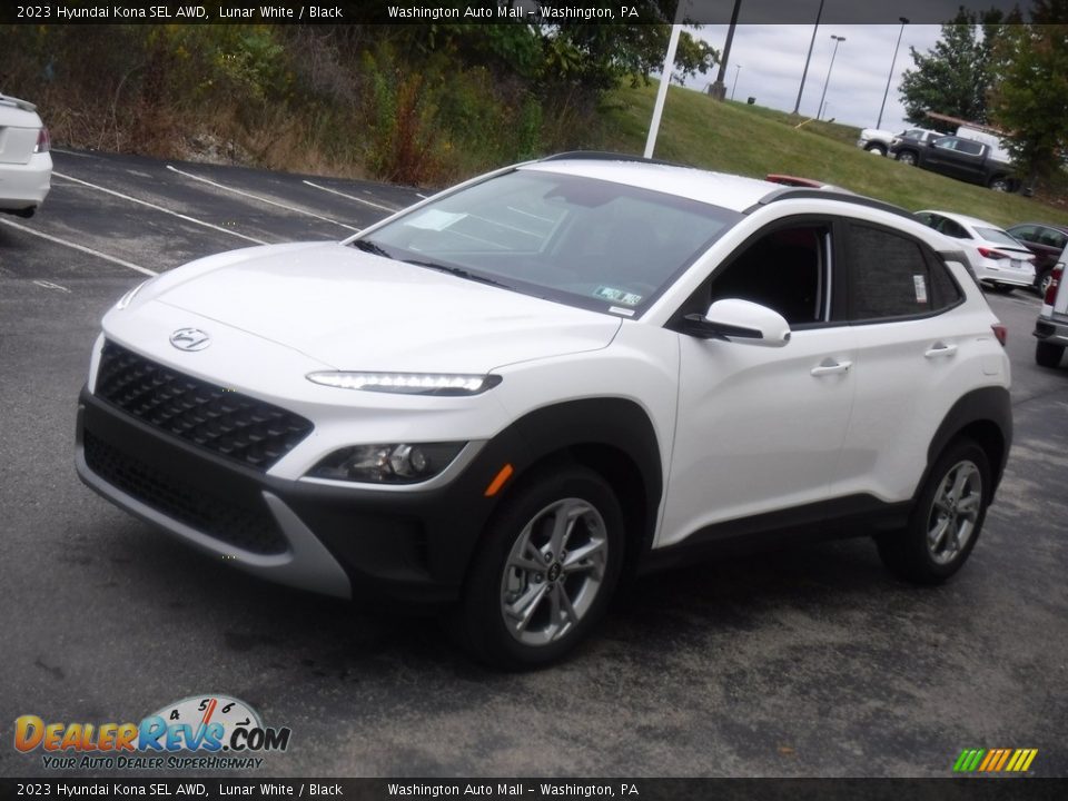 2023 Hyundai Kona SEL AWD Lunar White / Black Photo #5