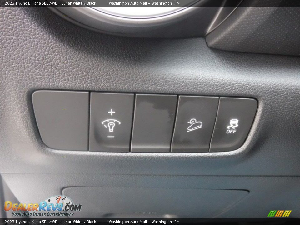 2023 Hyundai Kona SEL AWD Lunar White / Black Photo #9