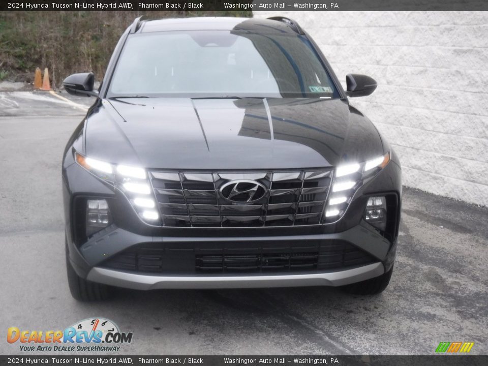 2024 Hyundai Tucson N-Line Hybrid AWD Phantom Black / Black Photo #6