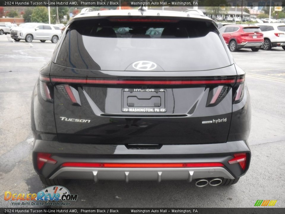 2024 Hyundai Tucson N-Line Hybrid AWD Phantom Black / Black Photo #8