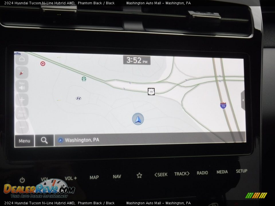Navigation of 2024 Hyundai Tucson N-Line Hybrid AWD Photo #22