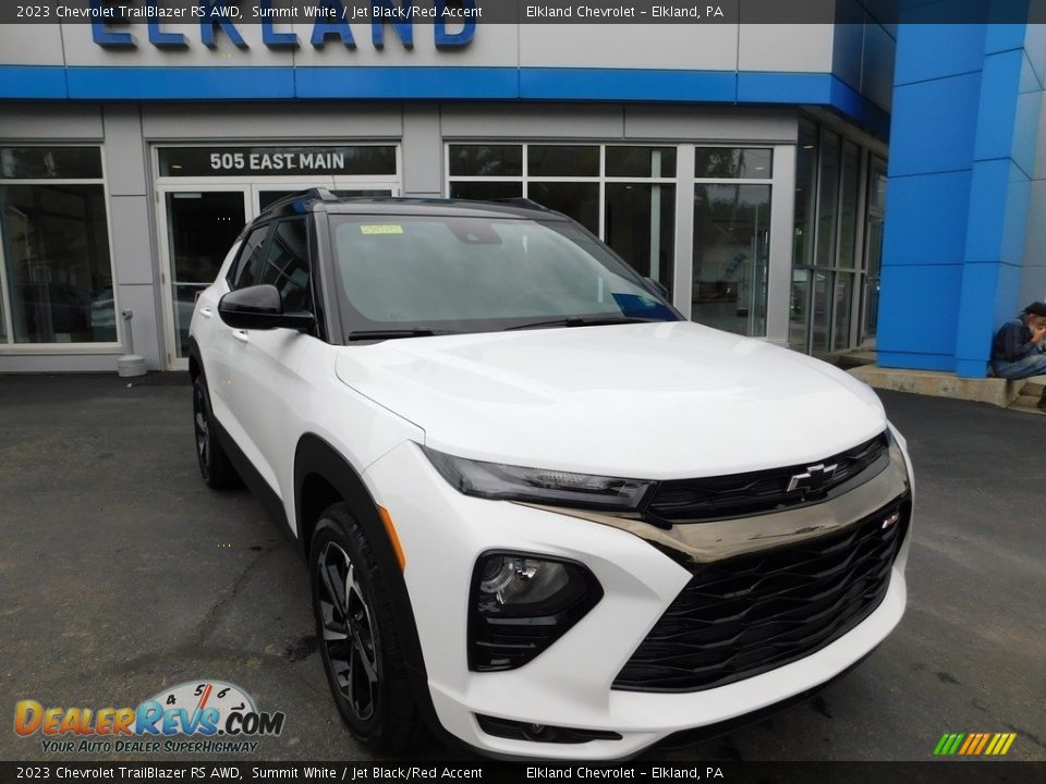 2023 Chevrolet TrailBlazer RS AWD Summit White / Jet Black/Red Accent Photo #4