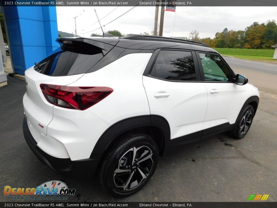 2023 Chevrolet TrailBlazer RS AWD Summit White / Jet Black/Red Accent Photo #7