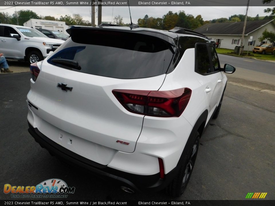 2023 Chevrolet TrailBlazer RS AWD Summit White / Jet Black/Red Accent Photo #8