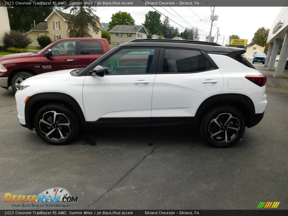 2023 Chevrolet TrailBlazer RS AWD Summit White / Jet Black/Red Accent Photo #11