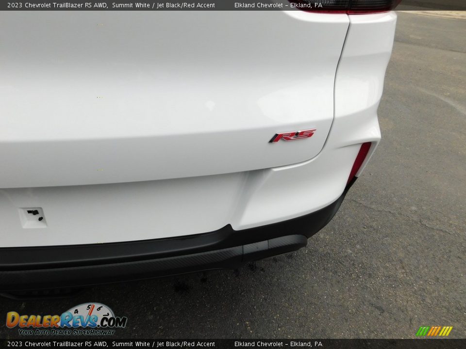2023 Chevrolet TrailBlazer RS AWD Summit White / Jet Black/Red Accent Photo #14