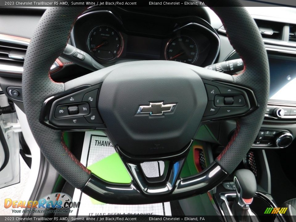 2023 Chevrolet TrailBlazer RS AWD Steering Wheel Photo #22