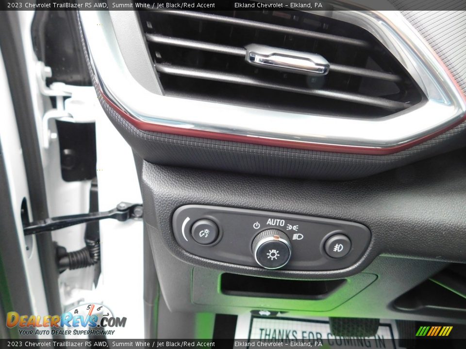 Controls of 2023 Chevrolet TrailBlazer RS AWD Photo #25