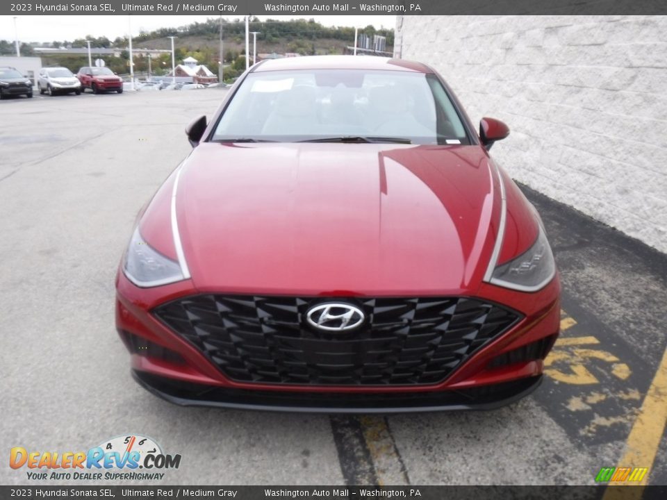 2023 Hyundai Sonata SEL Ultimate Red / Medium Gray Photo #3