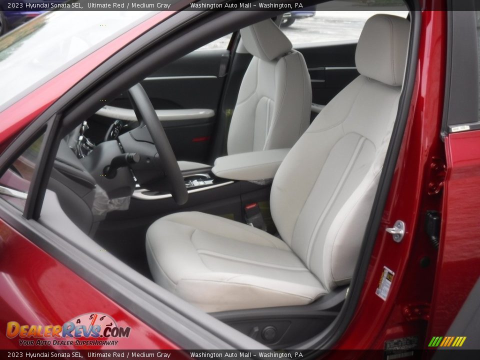 2023 Hyundai Sonata SEL Ultimate Red / Medium Gray Photo #8