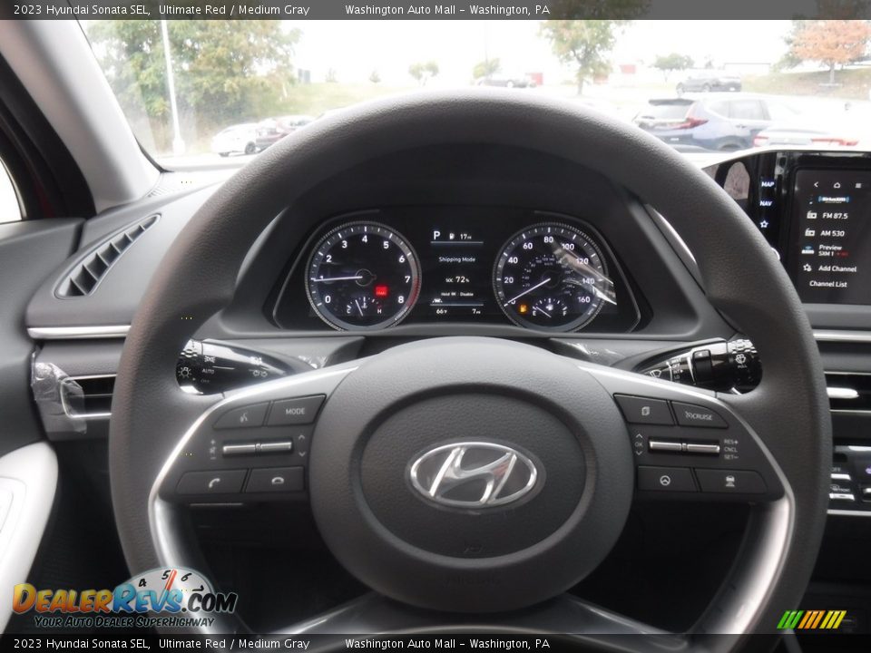 2023 Hyundai Sonata SEL Ultimate Red / Medium Gray Photo #20