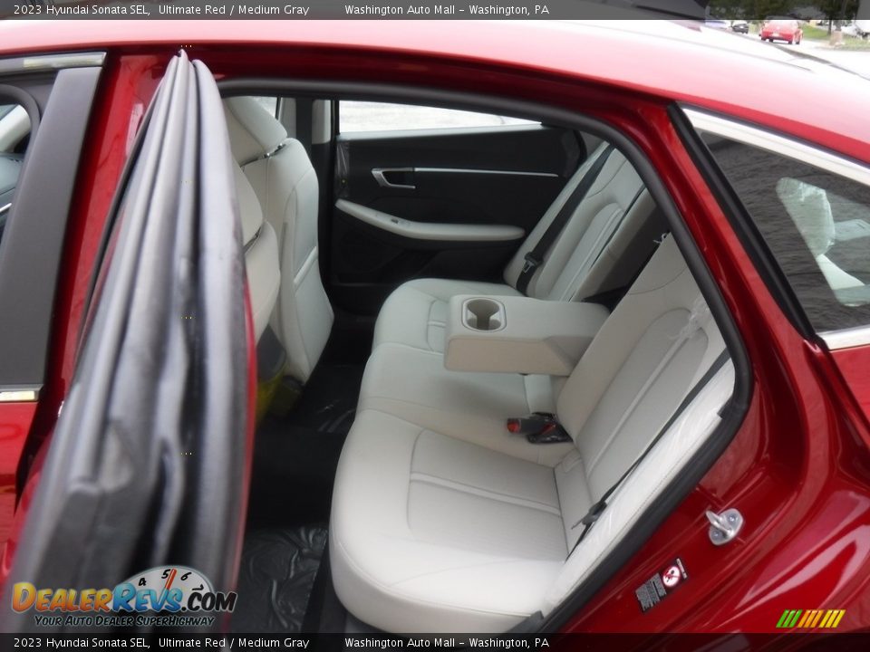 2023 Hyundai Sonata SEL Ultimate Red / Medium Gray Photo #24
