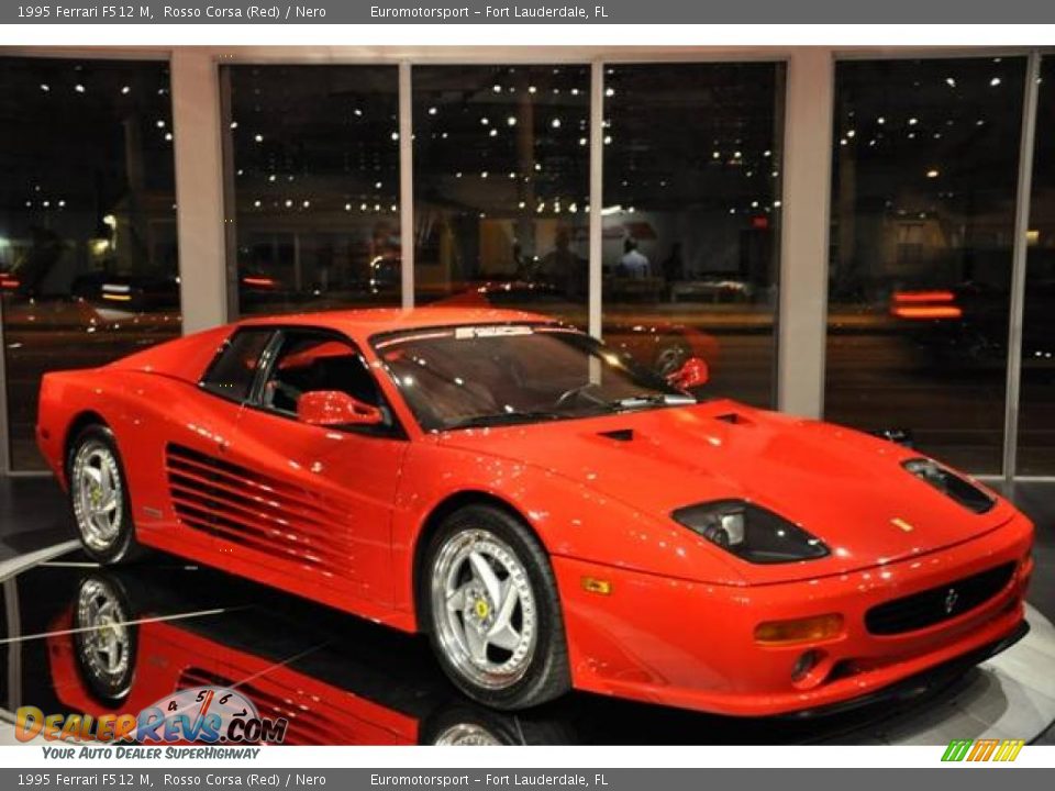 1995 Ferrari F512 M Rosso Corsa (Red) / Nero Photo #16