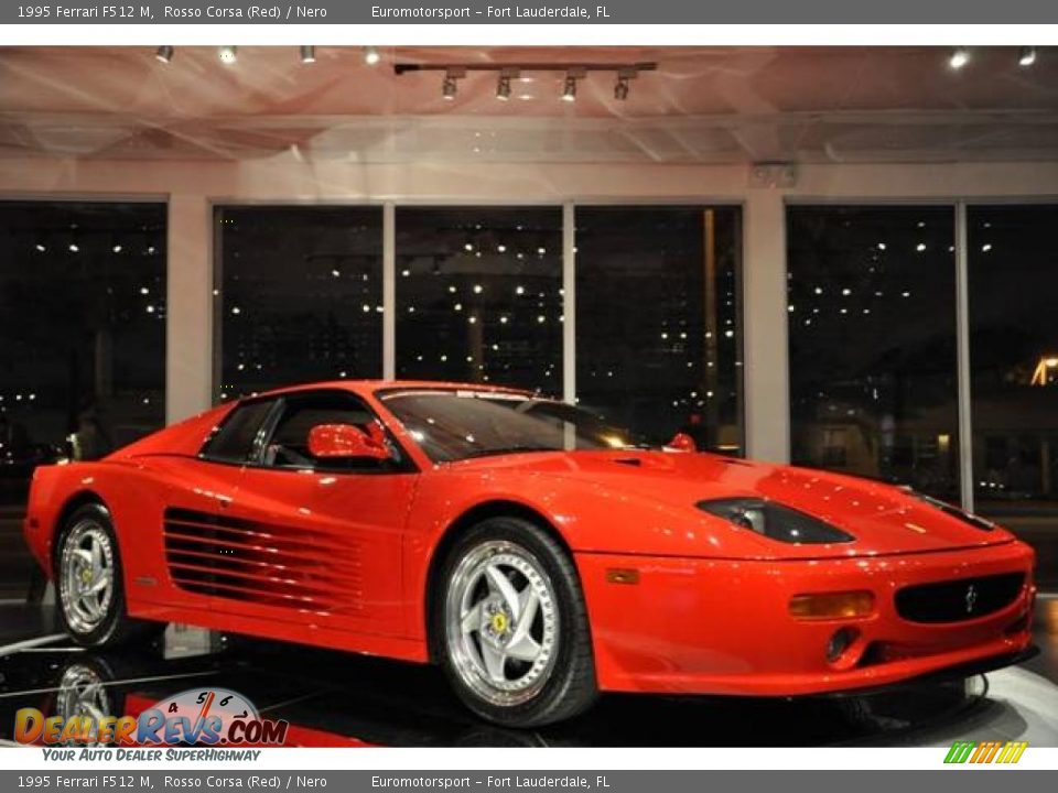 1995 Ferrari F512 M Rosso Corsa (Red) / Nero Photo #17