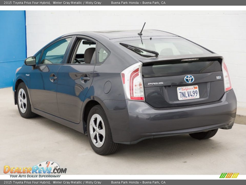 2015 Toyota Prius Four Hybrid Winter Gray Metallic / Misty Gray Photo #2