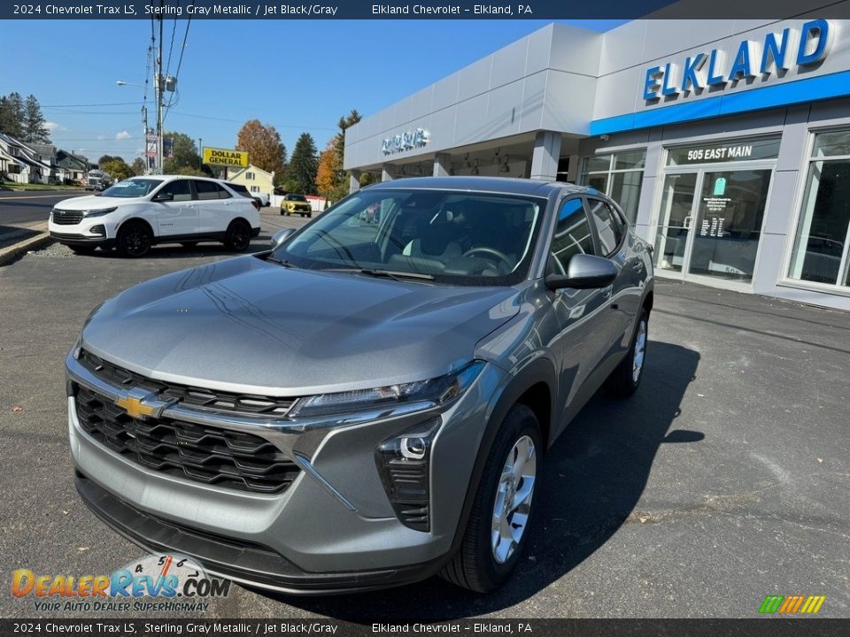 2024 Chevrolet Trax LS Sterling Gray Metallic / Jet Black/Gray Photo #2