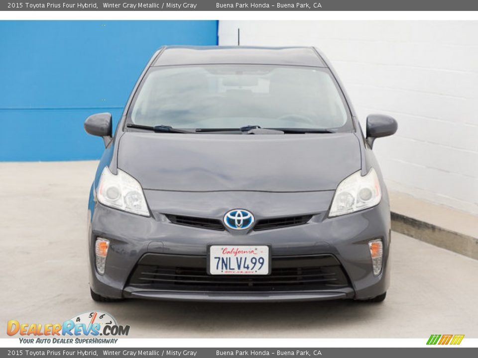 2015 Toyota Prius Four Hybrid Winter Gray Metallic / Misty Gray Photo #7