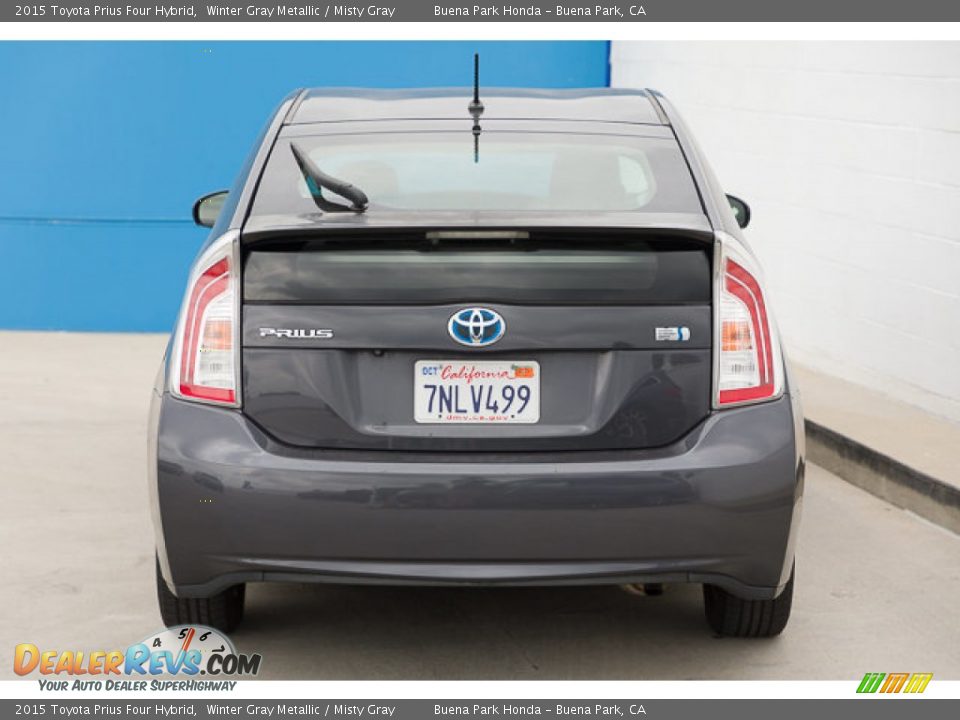 2015 Toyota Prius Four Hybrid Winter Gray Metallic / Misty Gray Photo #9