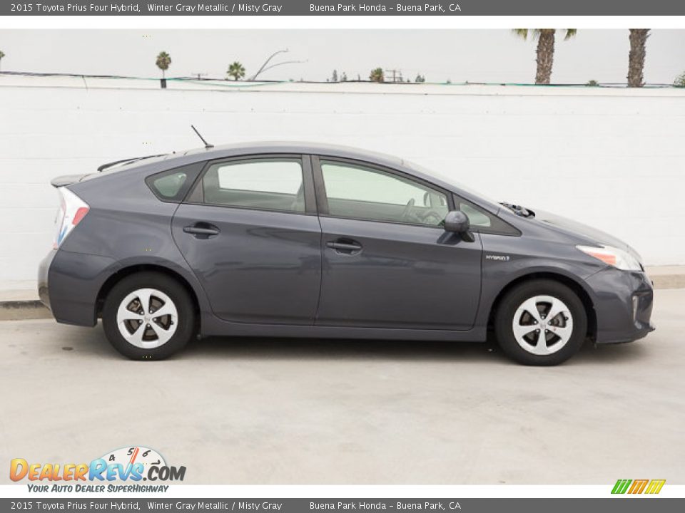 2015 Toyota Prius Four Hybrid Winter Gray Metallic / Misty Gray Photo #10